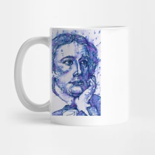 JOHN KEATS watercolor and ink portrait .1 Mug